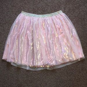 Cat & Jack pink/gold glitter skirt💞